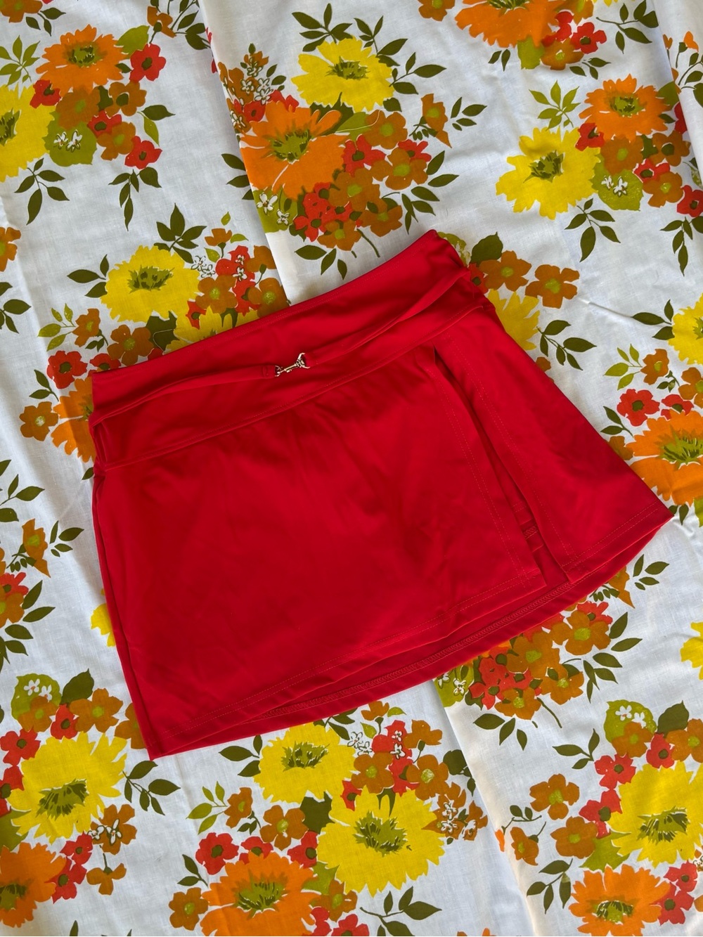 Fashion Brand Company Bright Red Mini Skort